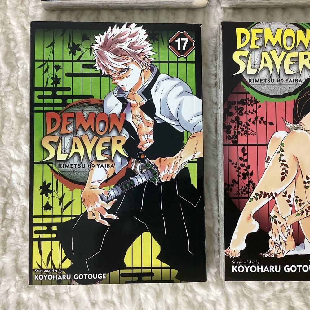 Demon Slayer Manga Books 1-18 +21 EUC Graphic Novel Set Anime Tanjiro Nezuko - Picture 15 of 16